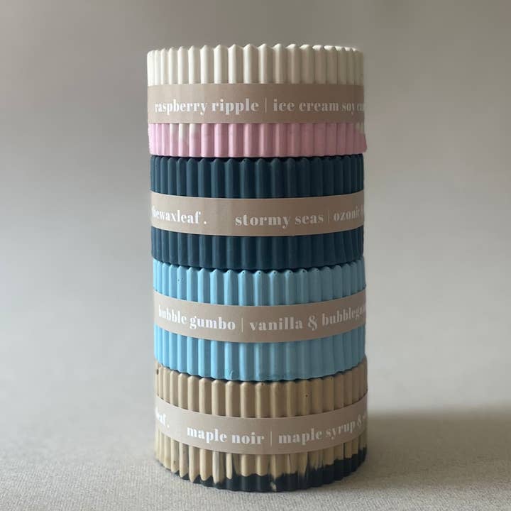 The Wax Leaf Candle Co - Wholesale Jar/Filled Candle - Cookie Crumbs Stoneware Soy Wax Candle / Scandi Inspired9