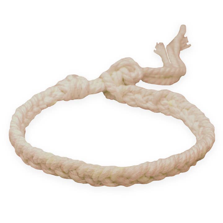 Natalia - Wholesale Anklet - Braided Anklet - Adjustable Cotton Beach Anklets - Unisex