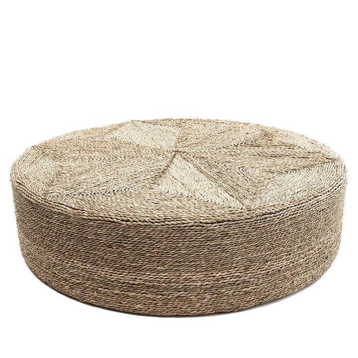 Le grand pouf - naturel pour la vente par Bazar Bizar Living