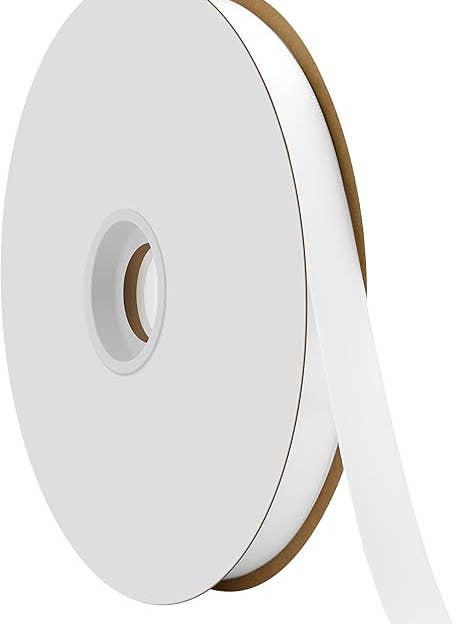 Single-Face Satin White 5/8" x 100 Yards for wholesale by Berwick Offray Ribbon