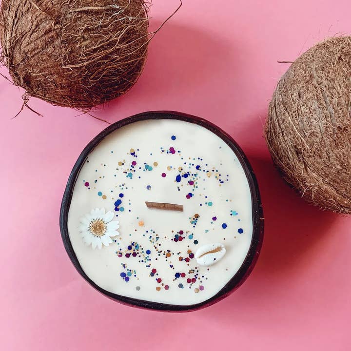 Surfing Road - Wholesale Jar/Filled Candle - Bougie '70s coque noix coco surf 200gr1