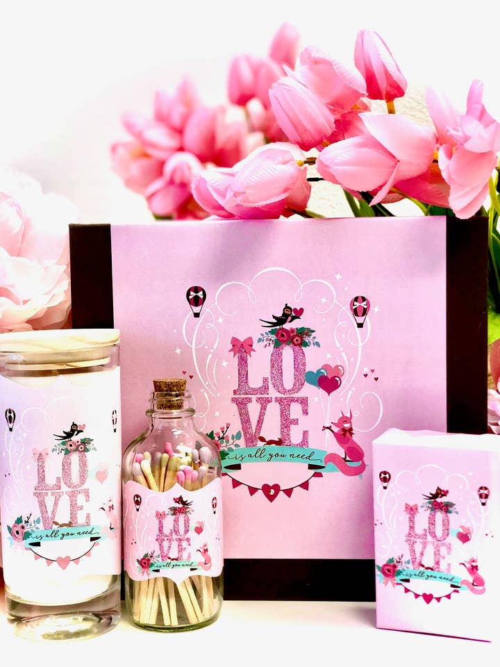 Large Gift Box LOVE for wholesale by Love & Luck Greetings