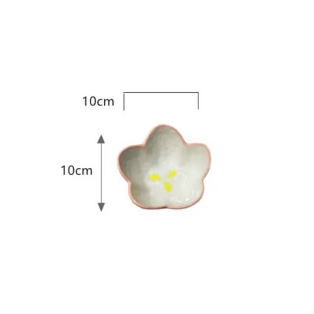 Homerely - Wholesale Decorative Plate/Dish/Bowl - Small Ceramic Dessert Snack Sauce Plate