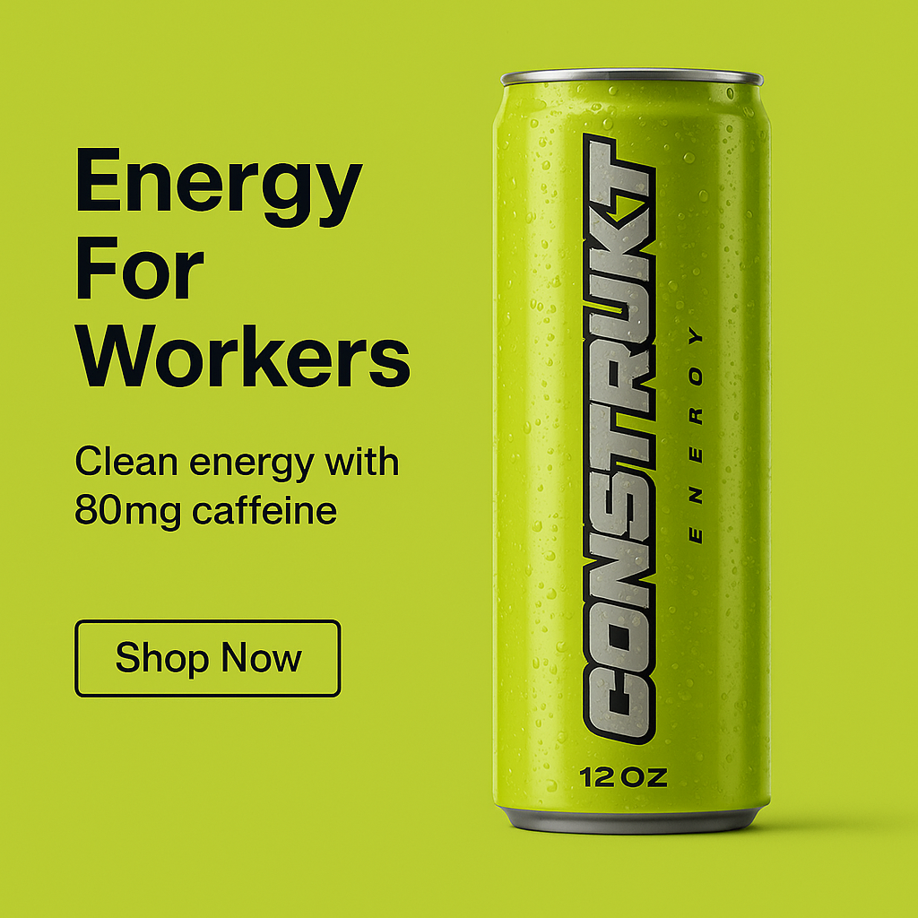 Construkt Energy - Vente Boisson sportive et énergisante - Construkt Energy - Citron Vert Frais - 12Oz7