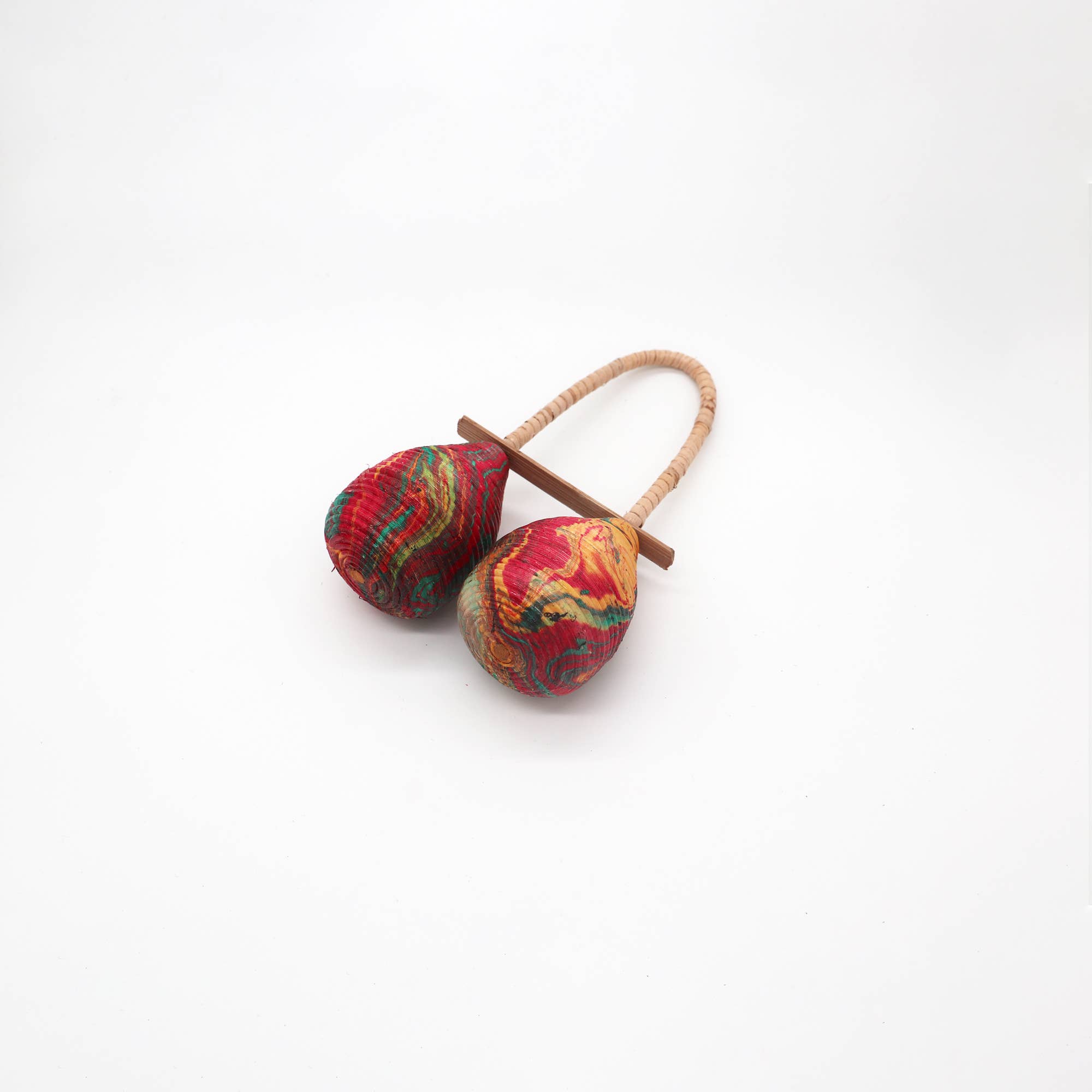 AW Artisan - Wholesale Musical Instrument - Maracas Rattle - Double Turn1