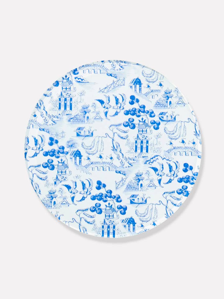 Chinoiserie Print Coaster for wholesale by Tart By Taylor