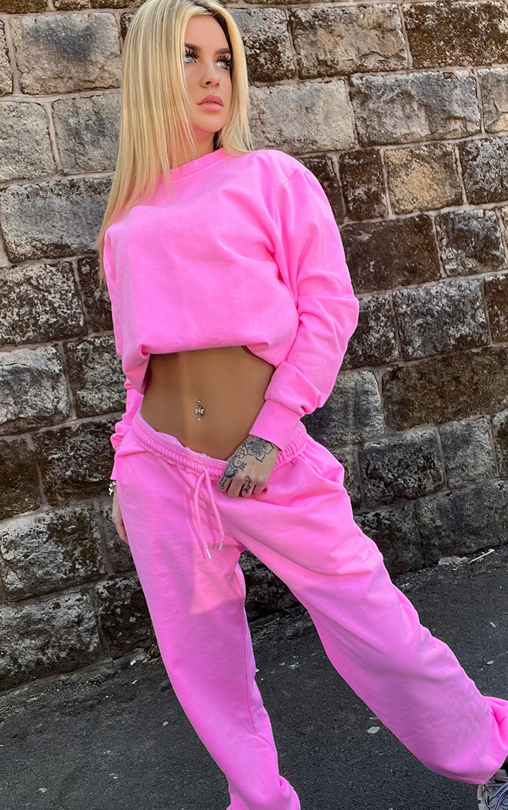 Splashy - Wholesale Tracksuit - Women's - Neon Co-Ord Tracksuit Festival Sweatshirt/Joggers Set1