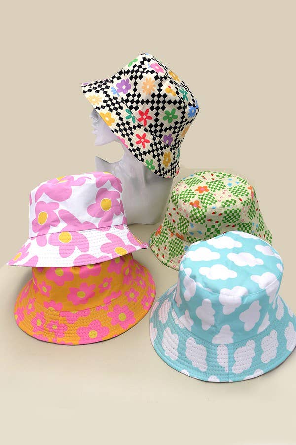 JOSSLYN by wall to wall - Wholesale Bucket Hat - Women's - FLORAL BUCKET HAT | 40HW71714
