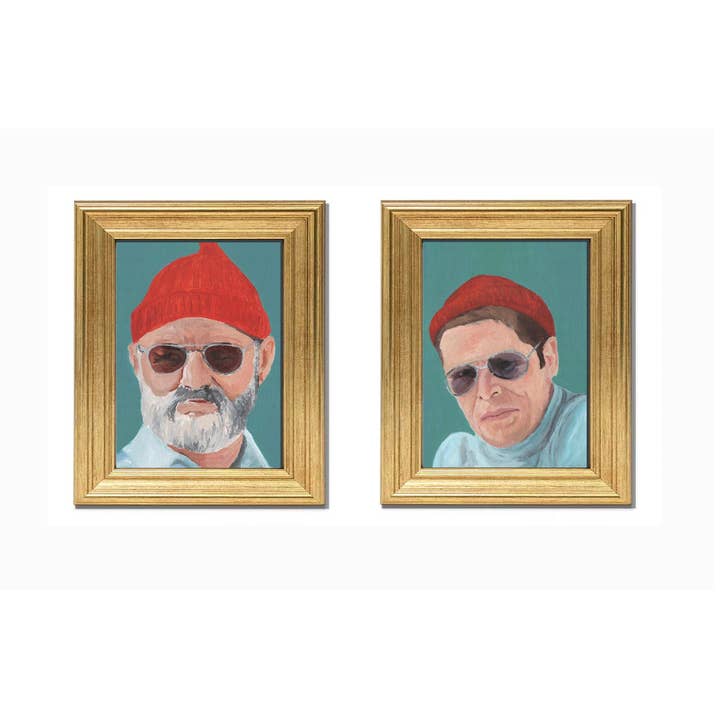 Life Aquatic Prints of Acrylic Portraits for wholesale by RAF Pop Artwork