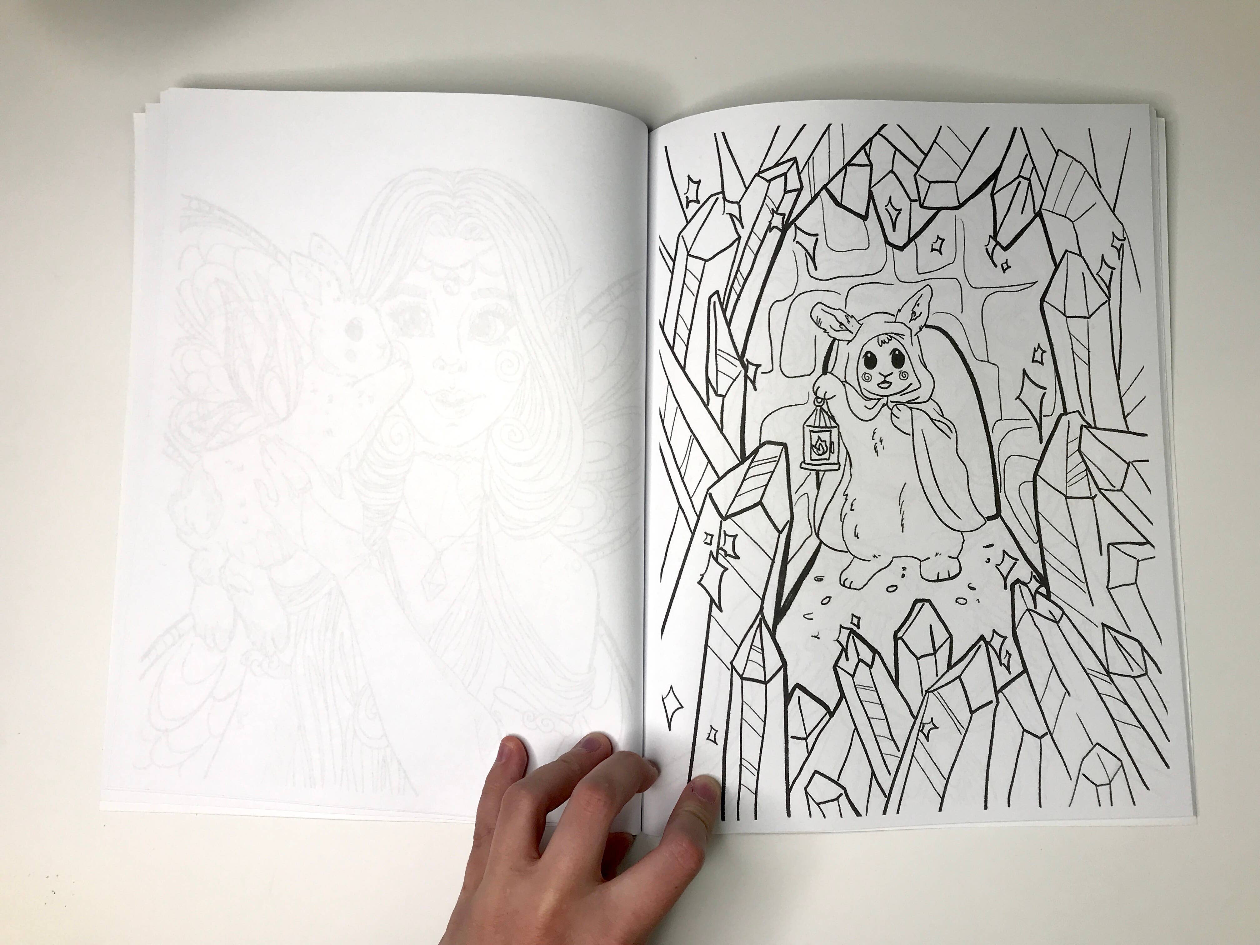 Aquabun - Wholesale Coloring & Activity Book - Adult - Magical Bunnies Coloring Book2