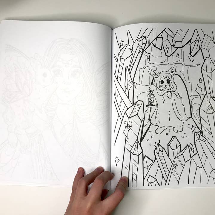 Aquabun - Wholesale Coloring & Activity Book - Adult - Magical Bunnies Coloring Book2