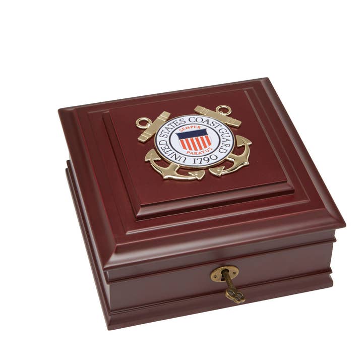 US Coast Guard Medallion Desktop Box for wholesale by Springbok Puzzle