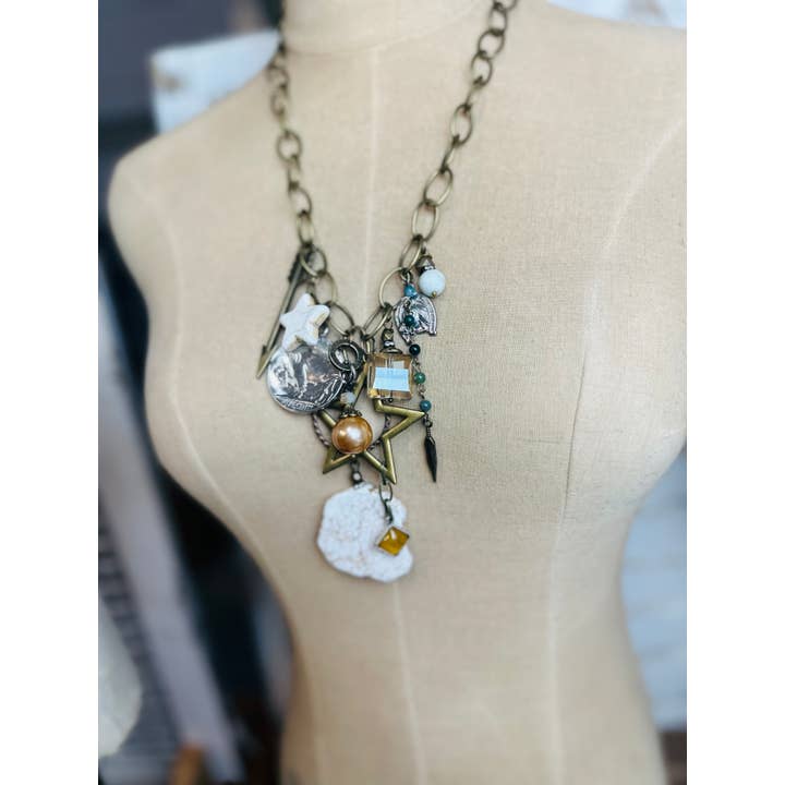 Scooples Jewelry - Wholesale Pendant/Charm Necklace - Gypsy Junk Original - Dutton - Necklace