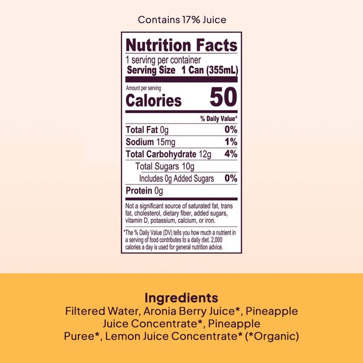 Farmwell Drinks - Wholesale Flavored/Infused Water (Non-Carbonated) - Organic Pineapple & Aronia Berry - 12 Pack5