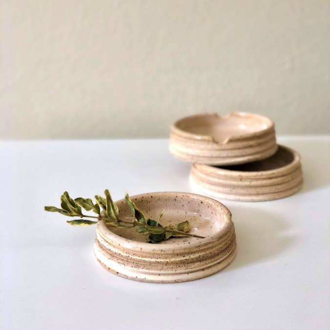 Marbled Ceramic Ashtray for wholesale by Castoe Pots