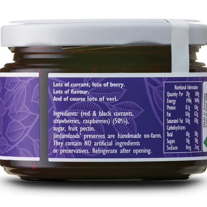 JimJam Foods - Wholesale Jam/jelly - Jam Veri Veri Beri1