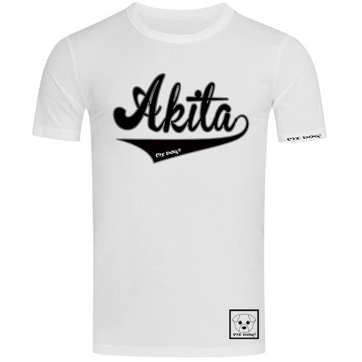 Akita Dog Breed Black Text for wholesale by MI DOG
