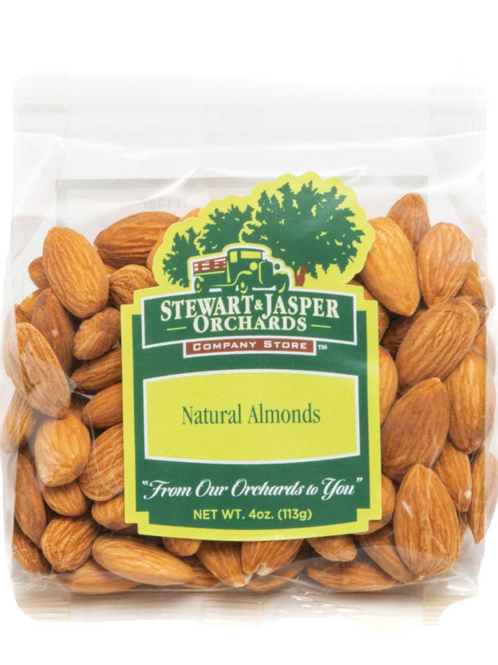 Natural Brown Raw Almonds for wholesale by Stewart & Jasper Orchards