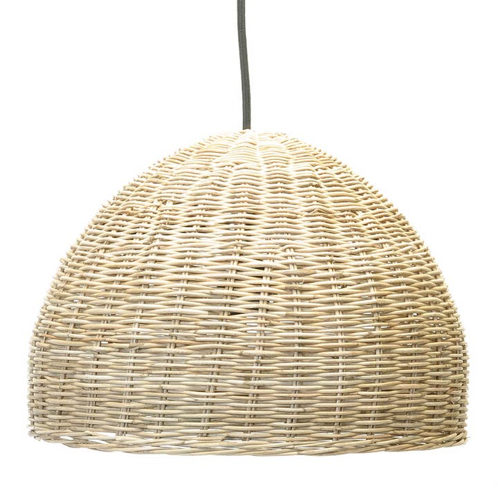 MEDIUM RATTAN PENDANT LIGHT for wholesale by Bacon Basketware