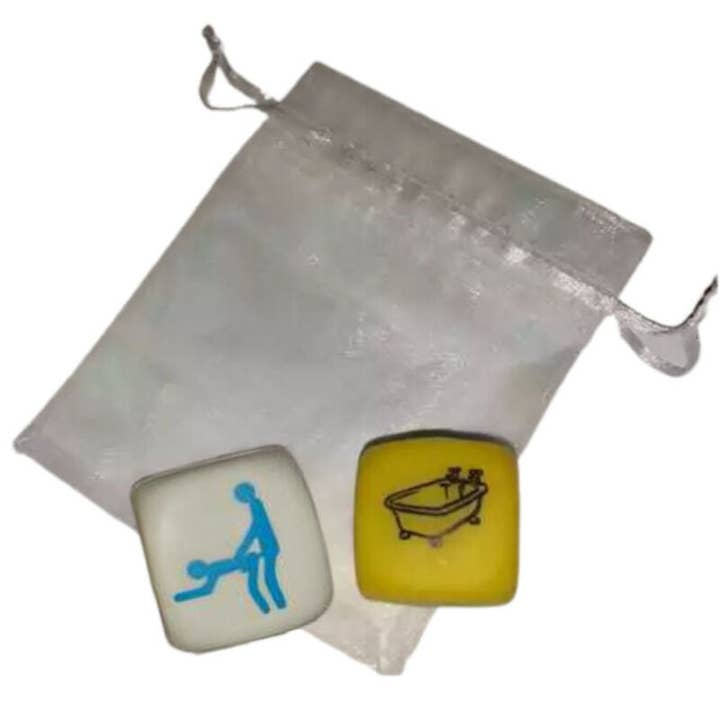 Lingerie Harness Boutique di DeGioannis Samuele - Wholesale Sex Toy - DIABLO PICANTE - KAMASUTRA SET 2 DICE FOR GUYS