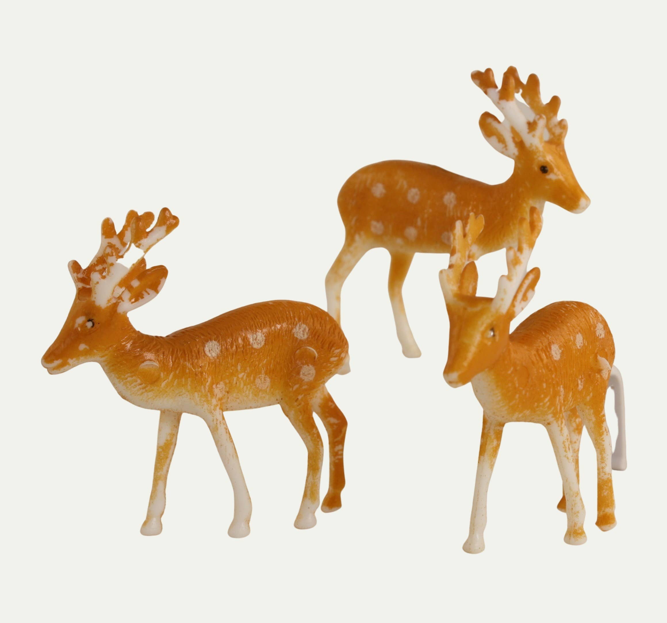 Meyer Imports - Wholesale Decorative Figurine - Deer - Retro Reindeer - Buckskin - 1.5" - 4pcs - 204-88303