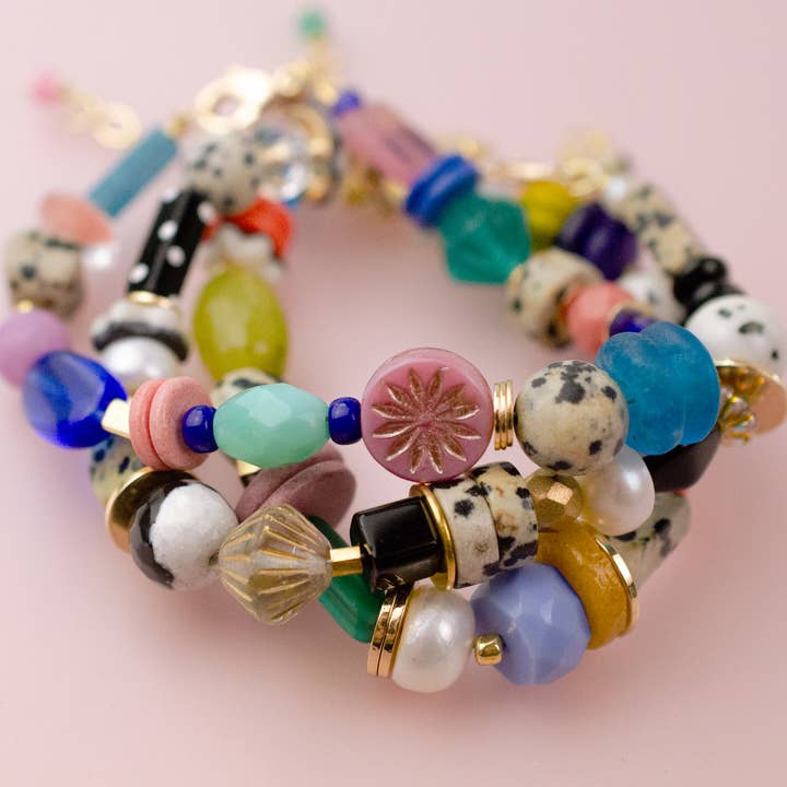 Jill Makes - Wholesale Beaded Bracelet - Colorful Handmade Beaded Bracelets
