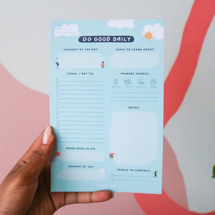 Do Good Daily Notepad for wholesale by Oh Happy Dani