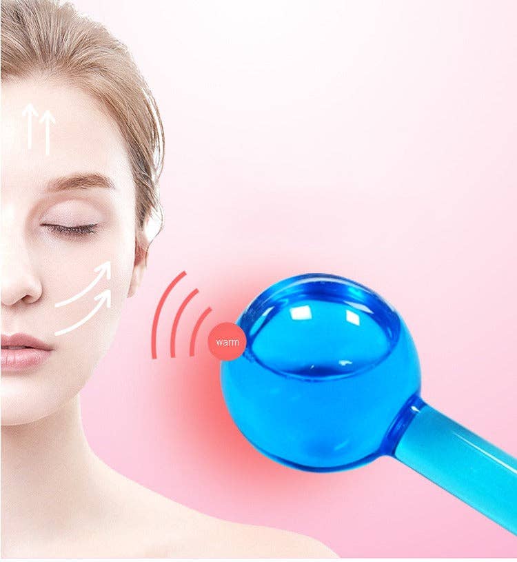 1 paquet (couleurs à mélanger et assortir) Outil de massage facial Cooling Ice Globes, boîte de lifting du visage et du cou en vente sur Faire4