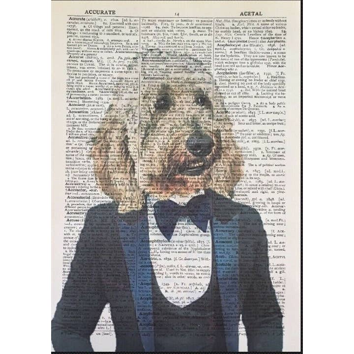 Golden Doodle Dictionary Print - Dog Print - Wall Art for wholesale by Parksmoonprints