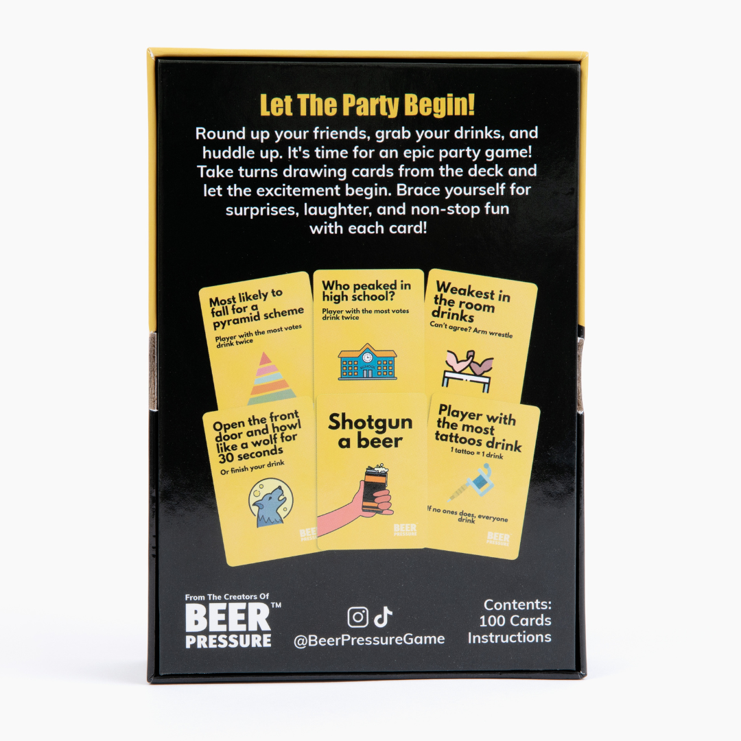 Beer Pressure - Wholesale Card Game - Beer Pressure V21