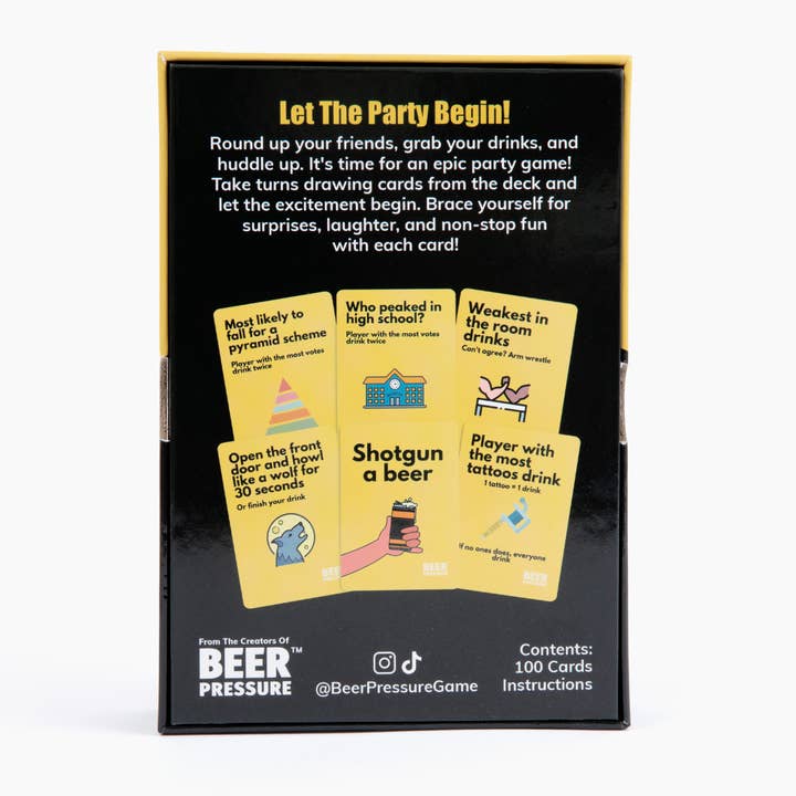 Beer Pressure - Wholesale Card Game - Beer Pressure V21