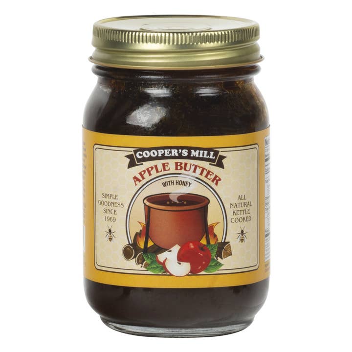 Apple Butter (With Honey, With Cinnamon) - Pint for wholesale by Cooper's Mill
