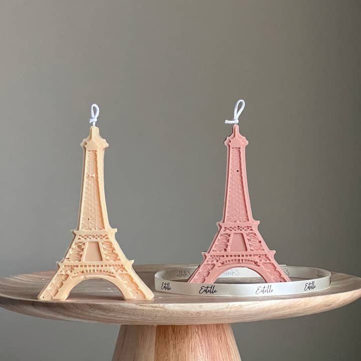 Estelle Studio - Wholesale Novelty Candle - Eiffel Tower Soy Candle: Handmade Decorative Pillar Candle0