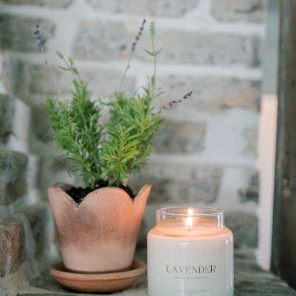 Charleston Candle Co. - Wholesale Jar/Filled Candle - Lavender Soy Candle | Front Porch Collection1