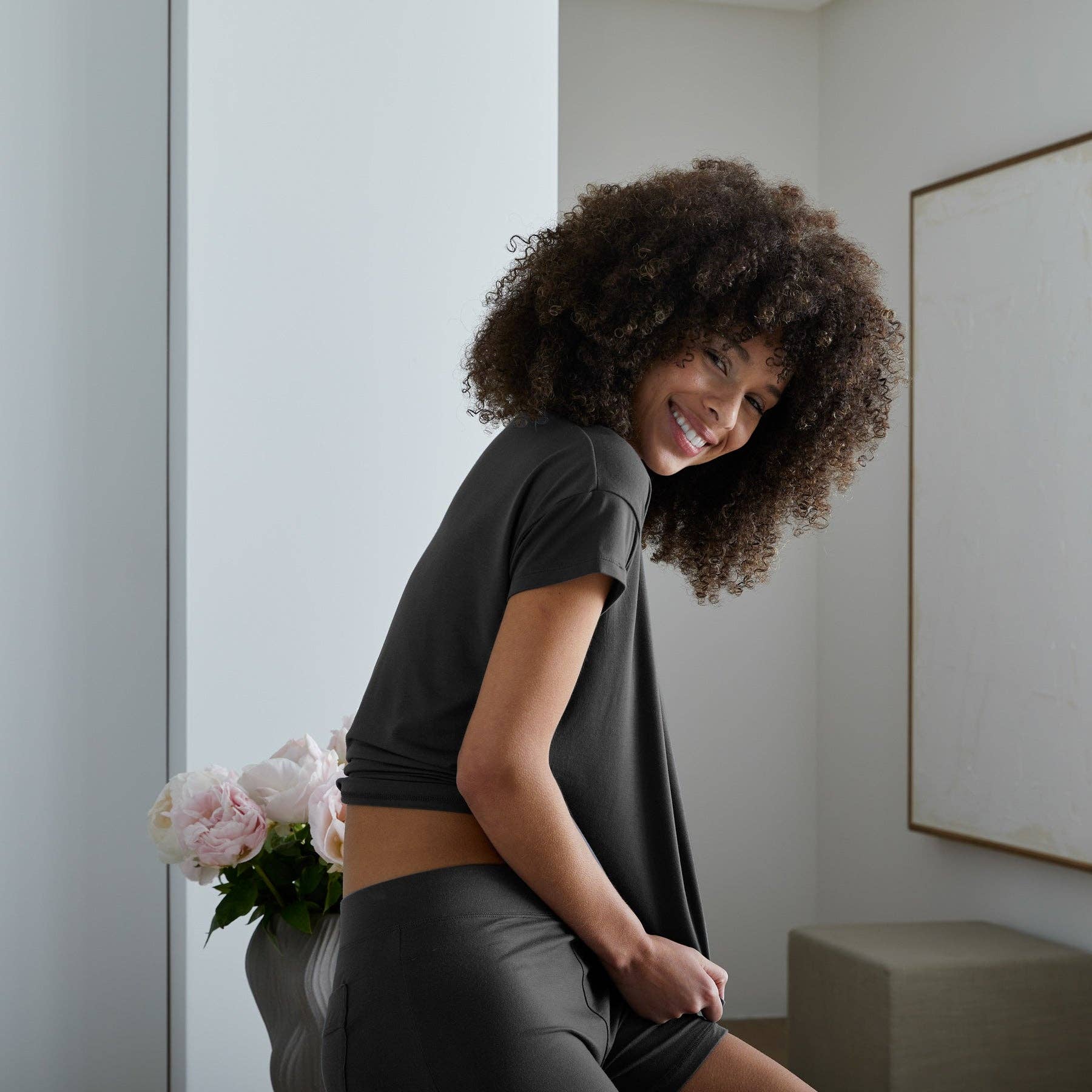 SIJO - Wholesale Lounge Top - Women's - SoftStretch Short Sleeve Tee10