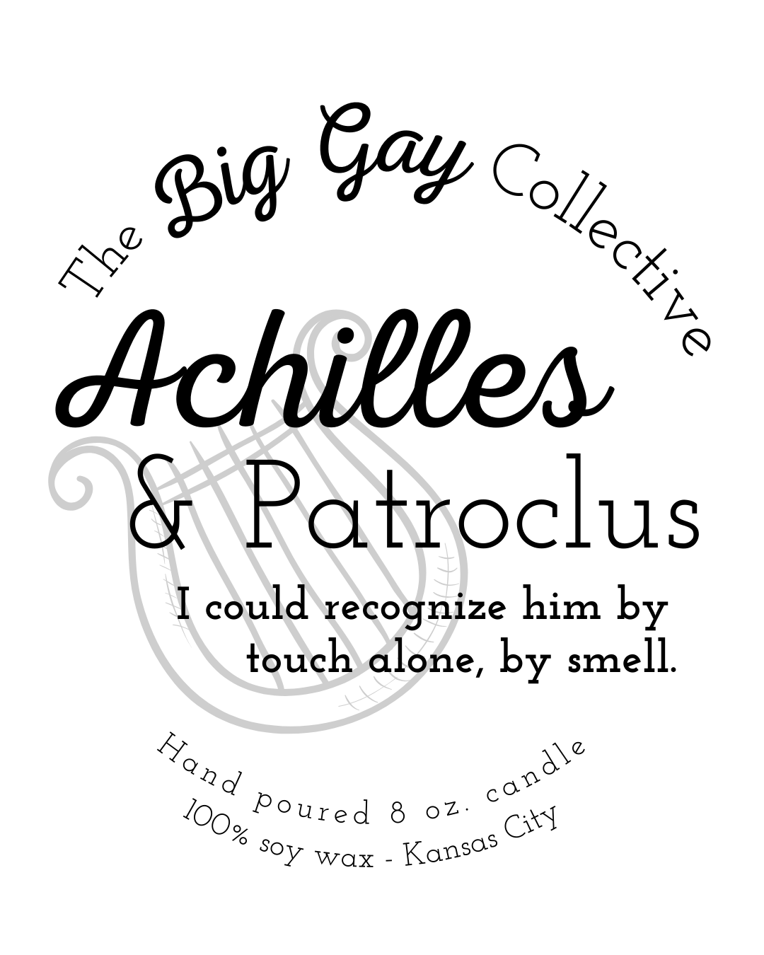 The Big Gay Collective LLC - Wholesale Jar/Filled Candle - Achilles & Patroclus2