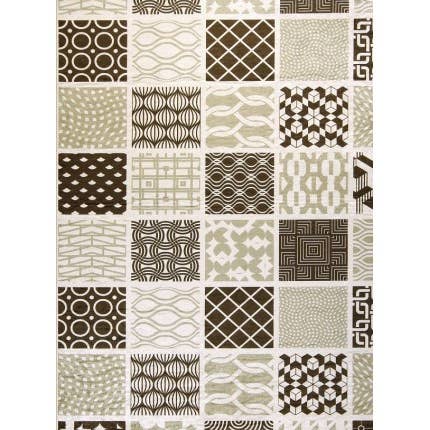 Mani Textile - Wholesale Area rug - Brown Cement Tile Rug2