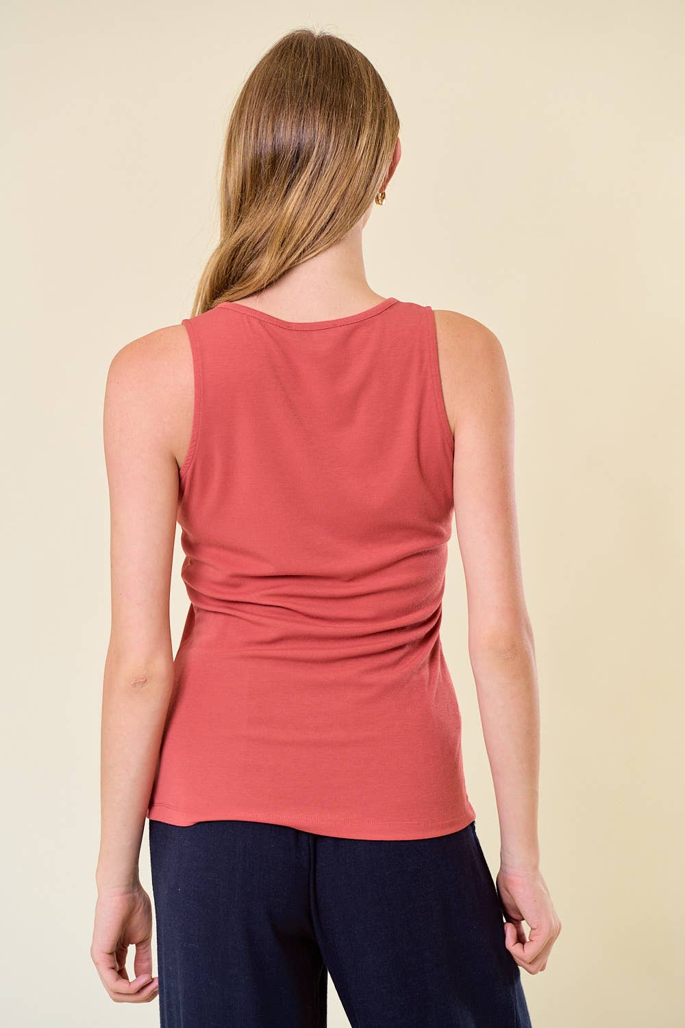 Doe and Rae – wholesale Tank top – Women′s – Henley Knit Tank - 41363T3