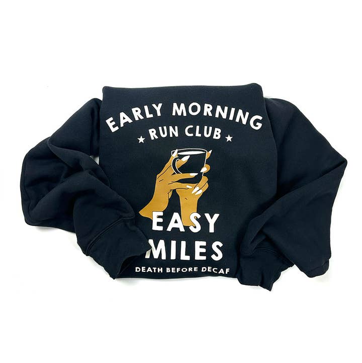 Early Morning Run Club Sweatshirt for wholesale by Sarah Marie Running Co