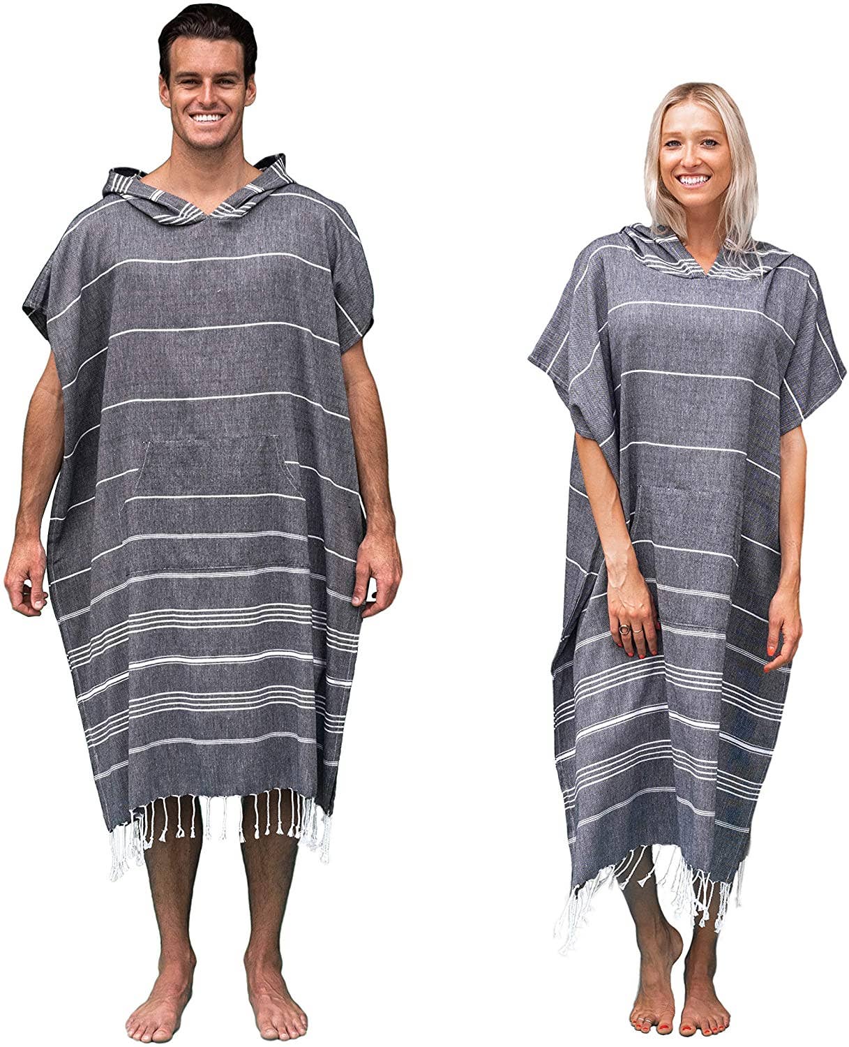 Buld&Co. - Wholesale Poncho - Unisex - Turkish Towel Poncho, Beach Wear, Surf Poncho1