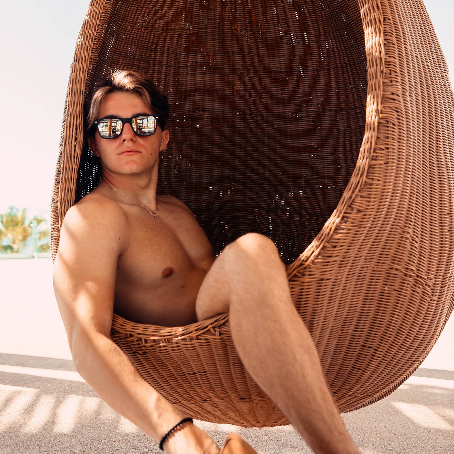 GOWOOD - Wholesale Sunglasses - Unisex - Walnut Wood Sunglasses with Silver Mirrored Polarized Lenses8