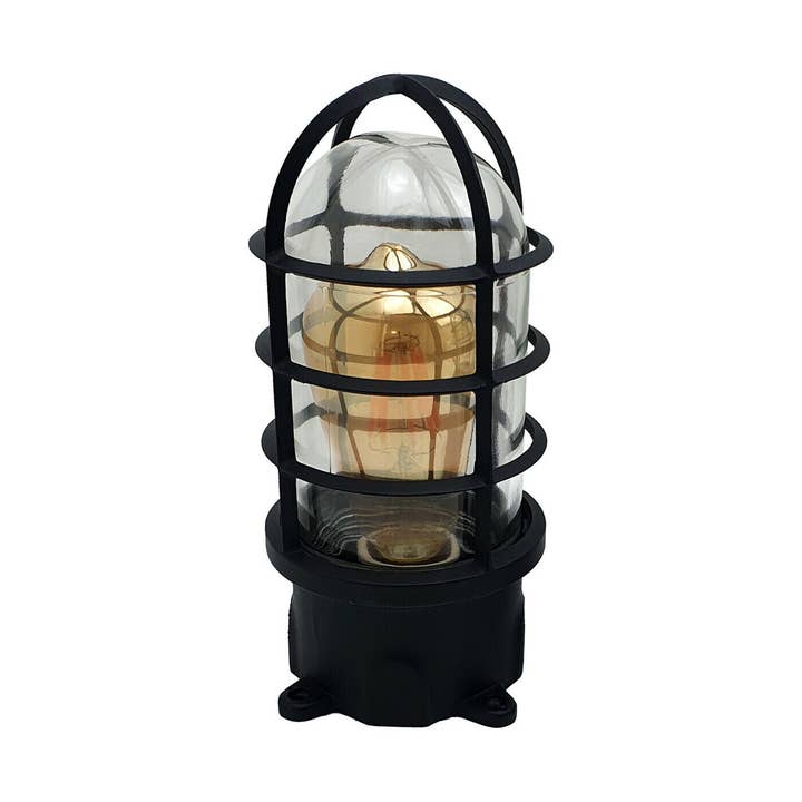 Ledsone - Wholesale Chandelier/hanging light - Black Industrial Wall Ceiling Cage Light Bulkhead Metal3
