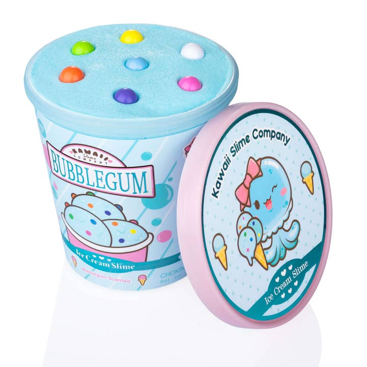 Kawaii Slime Company - Wholesale Putty/Slime - Kids - Bubblegum Scented Ice Cream Pint Slime (5pcs/case)8