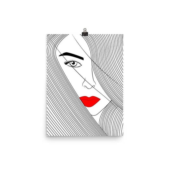 She is Fierce Art Print for wholesale by Gavi Leveaux