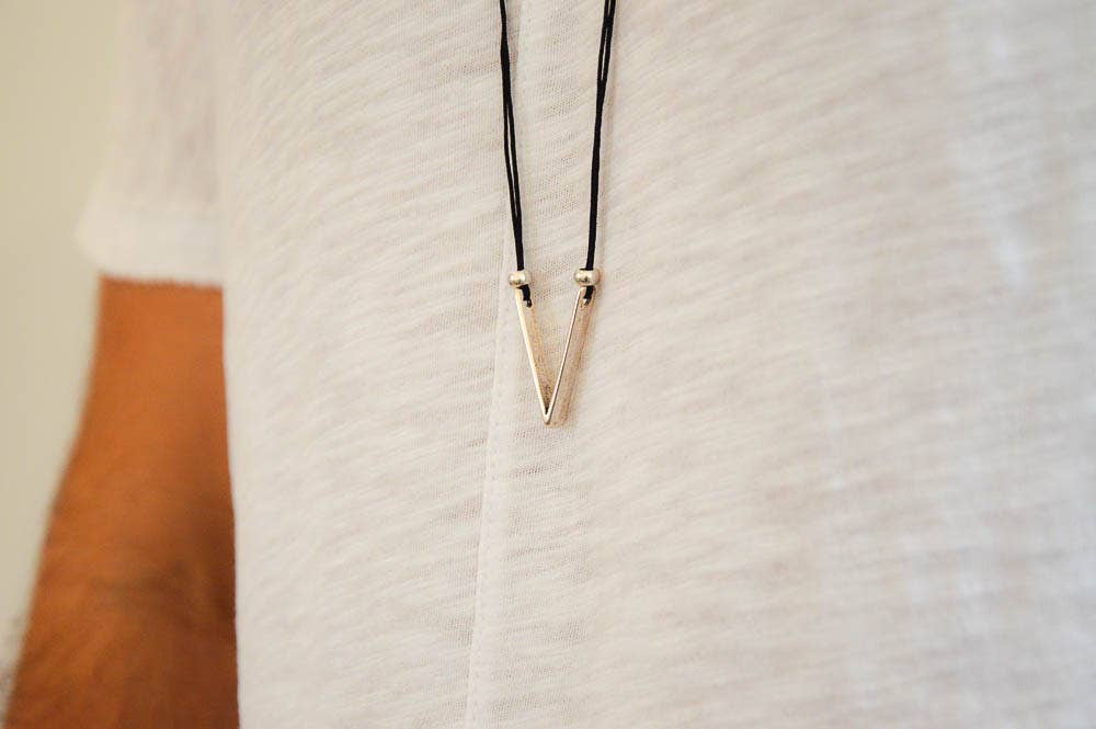 Christina Christi - Wholesale Pendant/Charm Necklace - V Men's Necklace,1