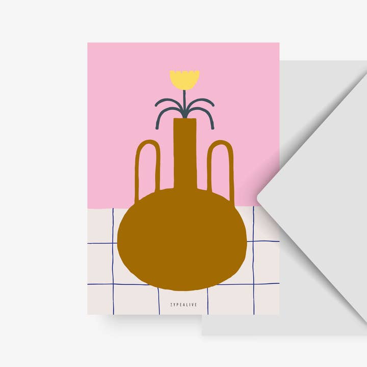 Postcard/Flower vase No. 2 for wholesale by typealive