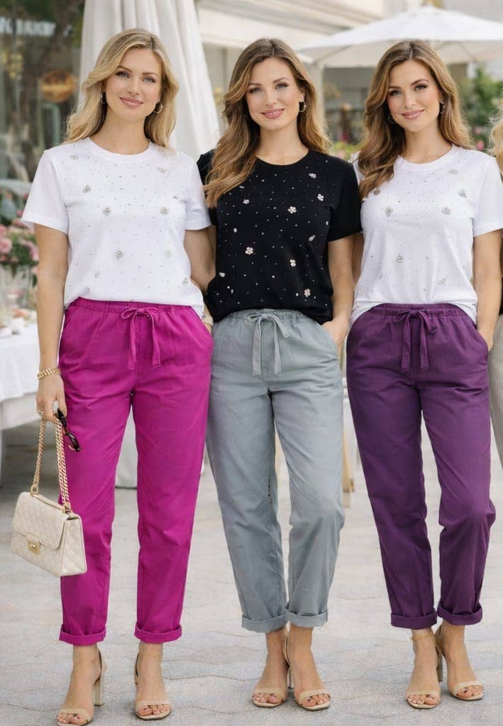 Kurt Muller - Wholesale Broek - Dames - Effen Bi-Stretch Magic Broek