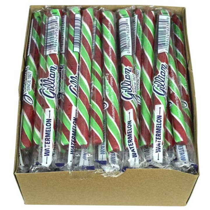 Candy Barn Express - Wholesale Hard Candy - Gilliam Watermelon Stick Candy2