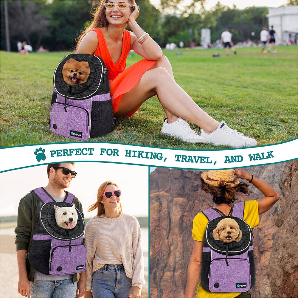 PetAmi - Wholesale Pet Carrier - Cat/Dog - Deluxe Front Chest Pet Carrier Backpack8