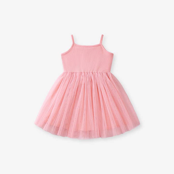 Summer Arrival Baby Kids Girls Sleeveless Solid Color Tulle Dress for wholesale by MyKids-USA®